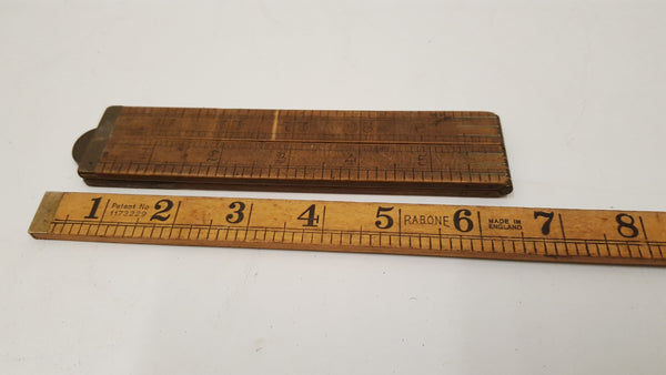 24" Vintage Rabone No 1378 Wooden Folding Rule 35373