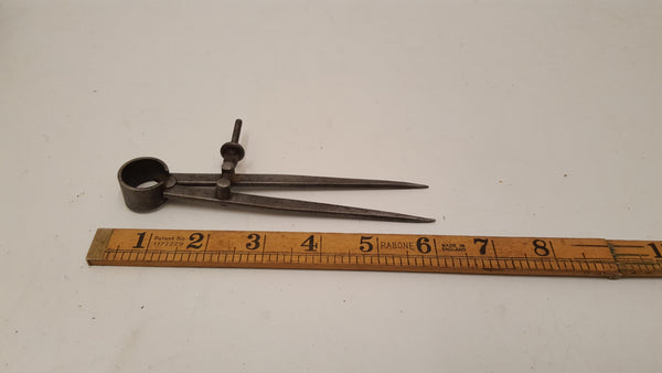 6" Vintage Broad Arrow W J Jubb Spring Arm Compass Divider 35542
