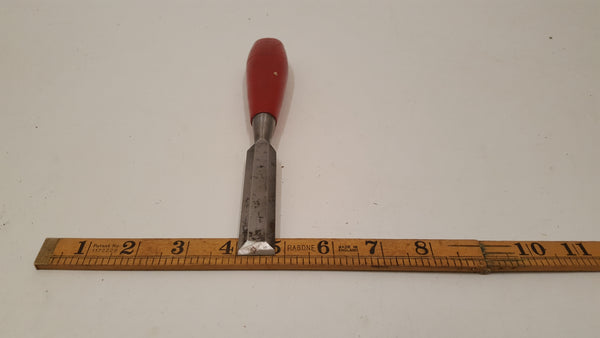 Vintage 3/4" Socketed Bevelled Chisel w Plastic Handle 35502