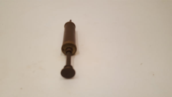 Lovely 8 1/2" Vintage Nesthill Brass Grease Gun 35610