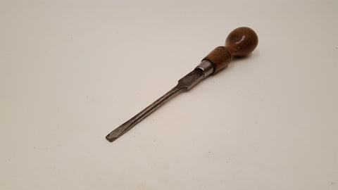 11" Vintage WH Clay Cabinet Makers Turnscrew Screwdriver 35321
