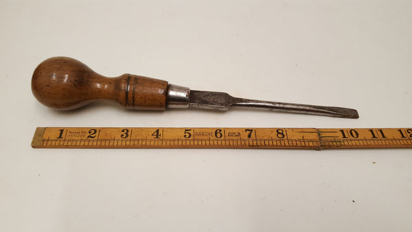 11" Vintage WH Clay Cabinet Makers Turnscrew Screwdriver 35321