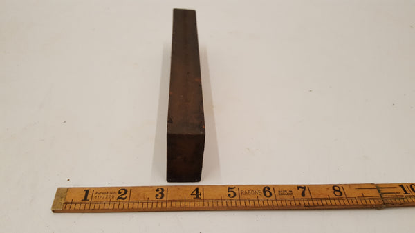 Good Condition 7 3/4" x 2" x 1" Oil Stone in Nice Wooden Box 35820