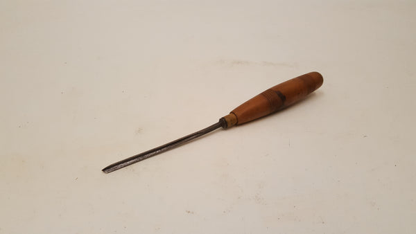 3/16" Vintage V Gouge w #45 Sweep w/o Ferrule 35665