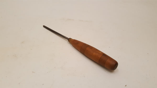 3/16" Vintage V Gouge w #45 Sweep w/o Ferrule 35665