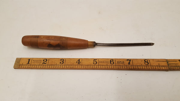 3/16" Vintage V Gouge w #45 Sweep w/o Ferrule 35665