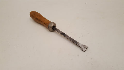 Small 8" Vintage Ornamental Woodturning Scraper w 1/2" Edge 35990