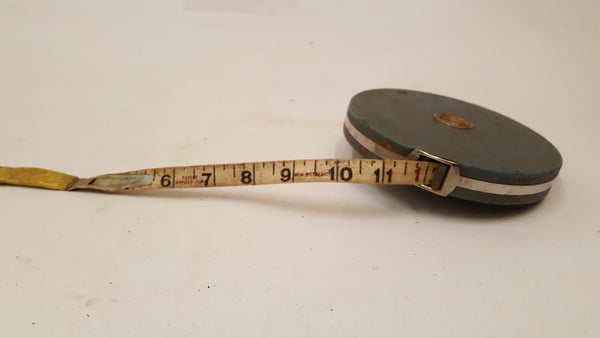 Vintage Rabone Chesterman Fibron No 291 20m / 66ft Tape Measure 36108