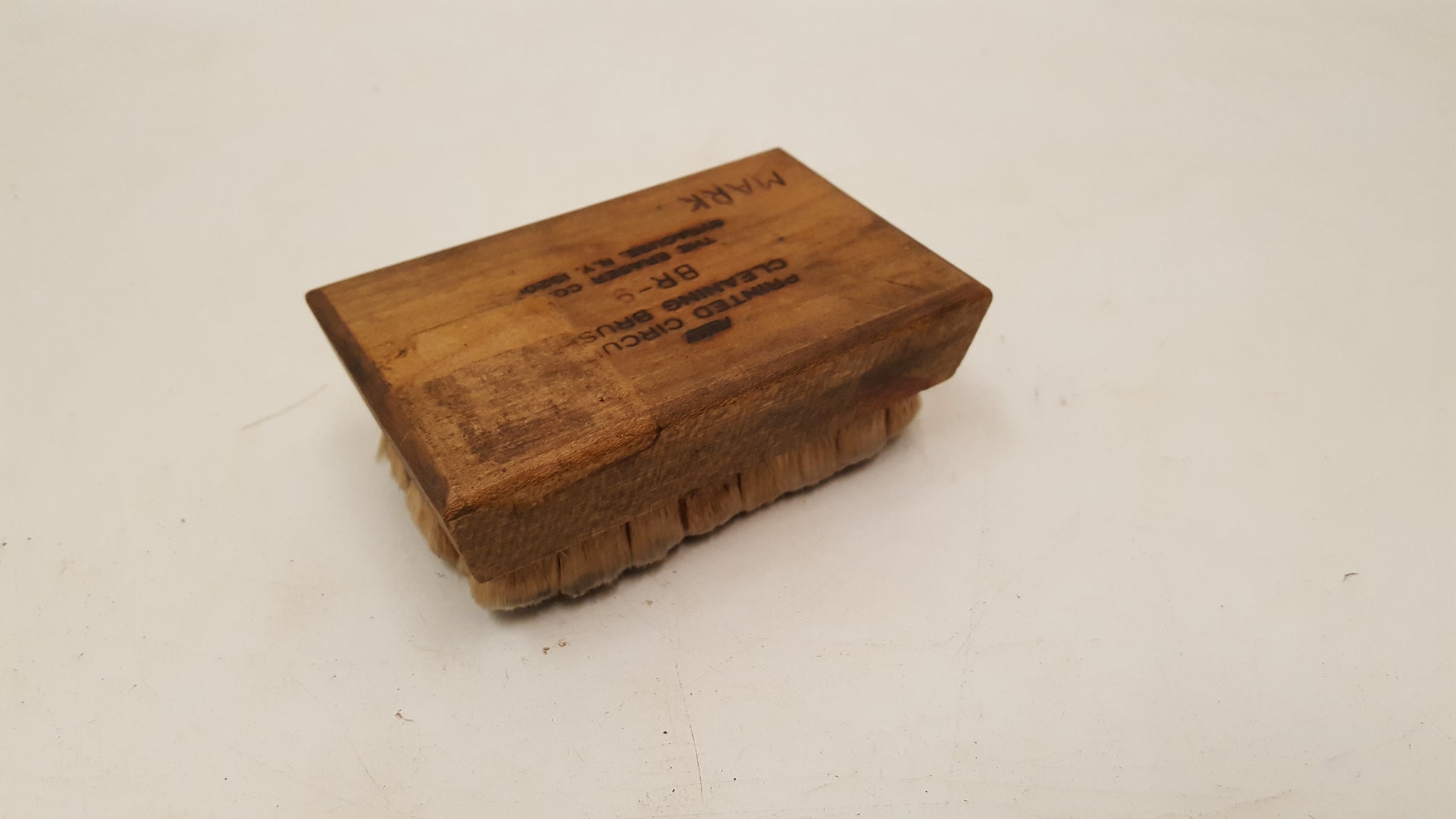 Vintage Printed Curcuit Cleaning Brush 3 1/2" x 2" 36238