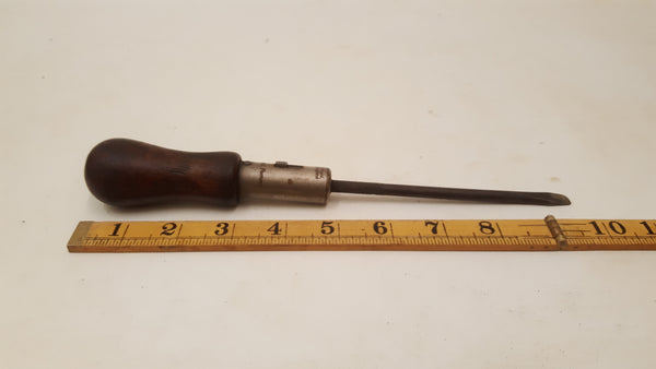 10" Vintage Moore & Wright Ratchet Screwdriver / Turnscrew 36397