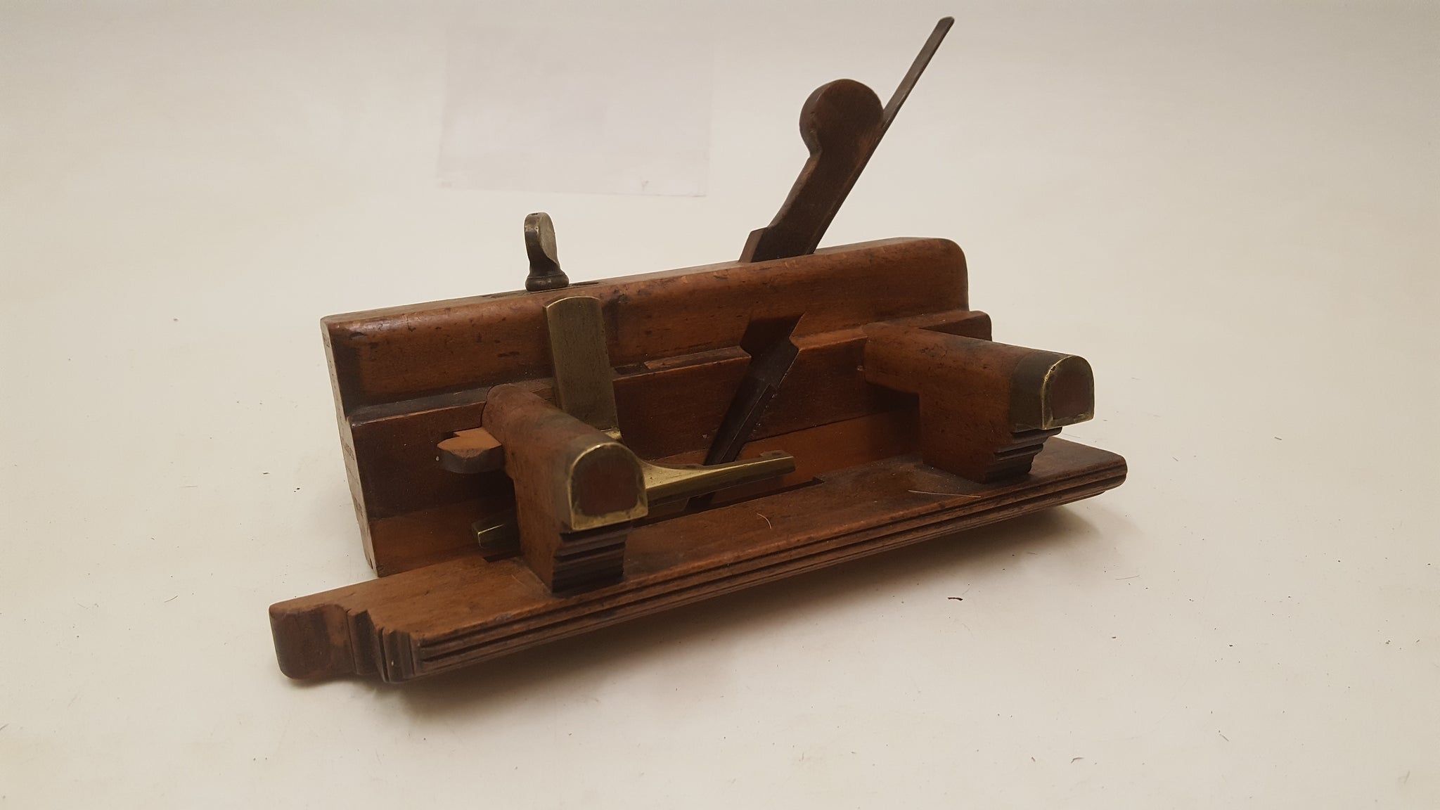 Incredible W Haw 1815 - 1822 Wooden Sash Fillister Plane w Dual Boxing 36579