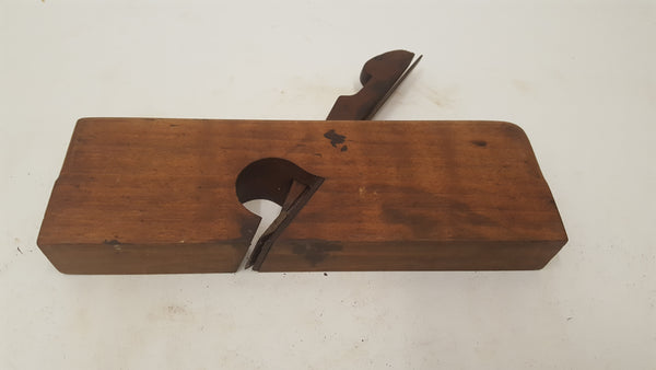 9 1/4" x 1 1/4" Vintage Skew Wooden Rebate Plane 36643