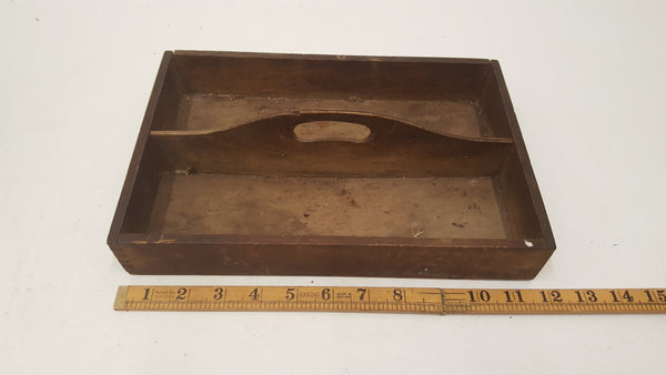 11 3/4" x 8" Vintage Wooden Tray 36646