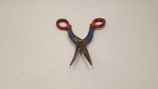 10" Vintage Tin Snips w Insulated Grips 36946