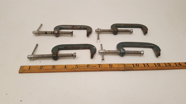Set of 4 Light Weight 3" G Clamps / Cramps 36825