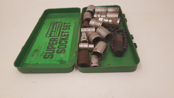 Mixed Lot of 16 Large Sockets w 1/2" Drive 36931