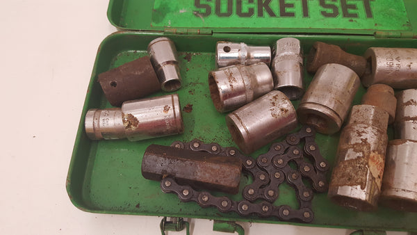 Mixed Lot of 16 Large Sockets w 1/2" Drive 36931