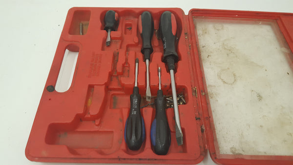 Partial Set of 5 Screwdrivers w Insulated Grips 37126