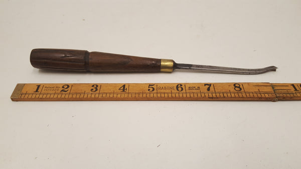 3/16" Vintage T Herring Spoon Gouge w #28 Sweep 37169