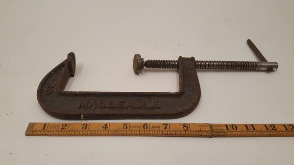 Vintage Malleable 6" G Clamp / Cramp 37245
