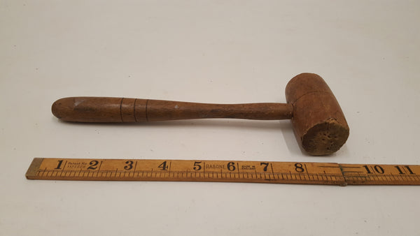 Tiny 9 1/2" Vintage Wooden Mallet 37262