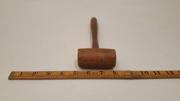 Tiny 9 1/2" Vintage Wooden Mallet 37262