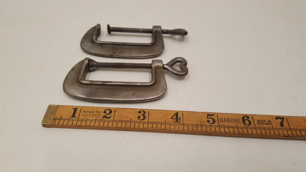 Nice Pair of 2" G Clamps / Cramps 37288