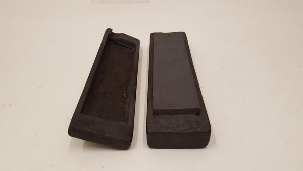 8" x 2" Vintage Carborundum Sharpening Stone in Wooden Box 37087