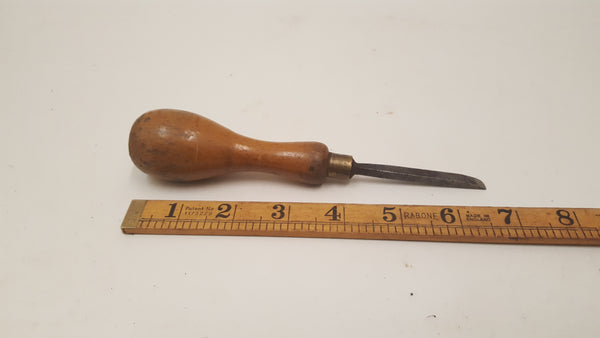 1/4" Vintage Chisel w Palm Handle 37461