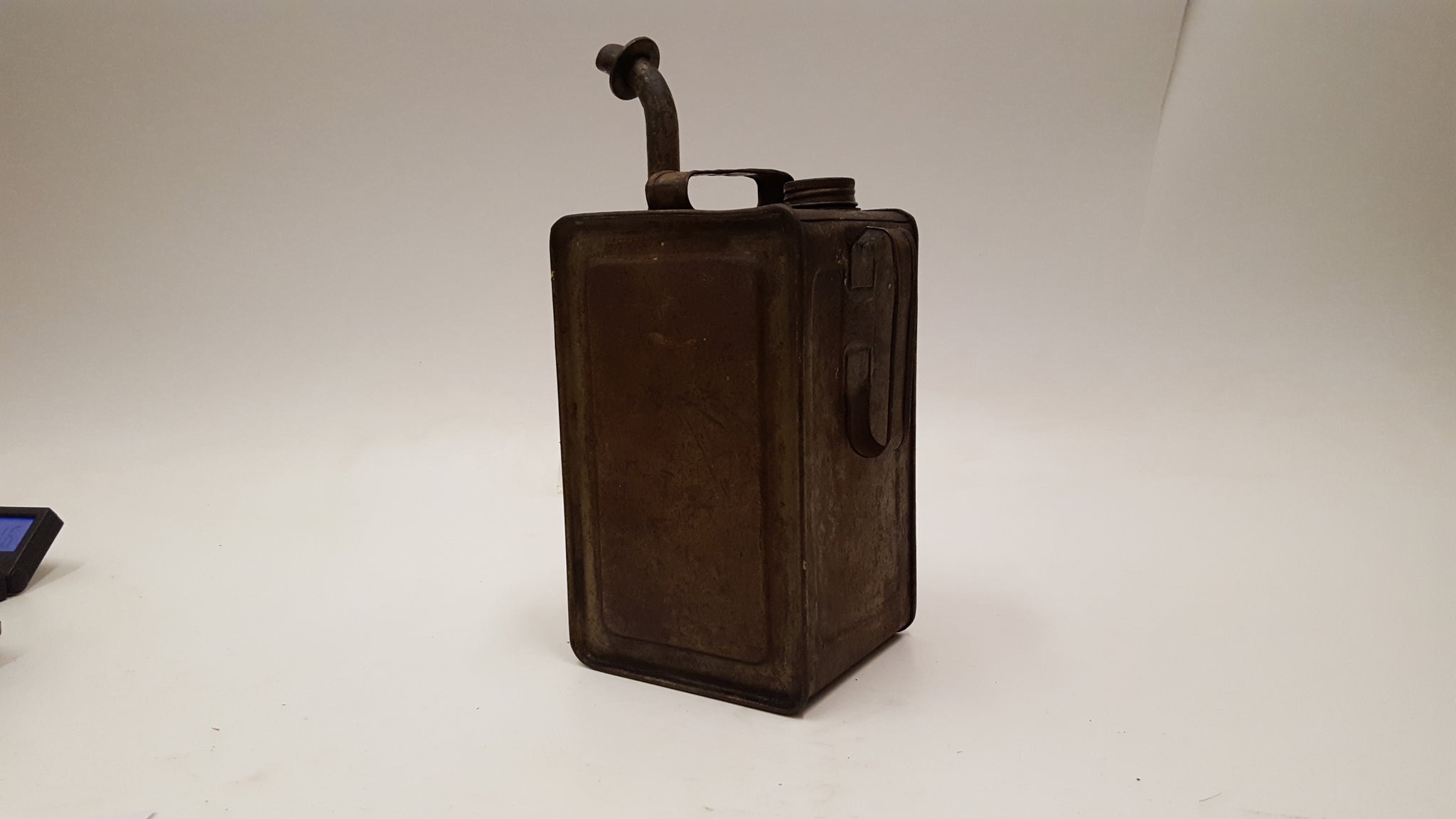 Nice 10" x 6" x 5 1/2" Vintage Red Paraffin Jerry Can 35269
