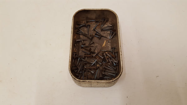 Lot of Small Nails / Pins in Vintage Tobacco Tin 37540