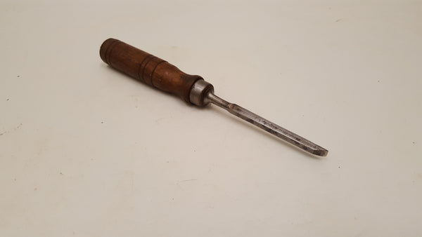 Nice 1/4" Vintage Chisel w Steel Ferrule 37699