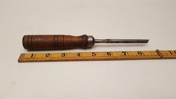 Nice 1/4" Vintage Chisel w Steel Ferrule 37699
