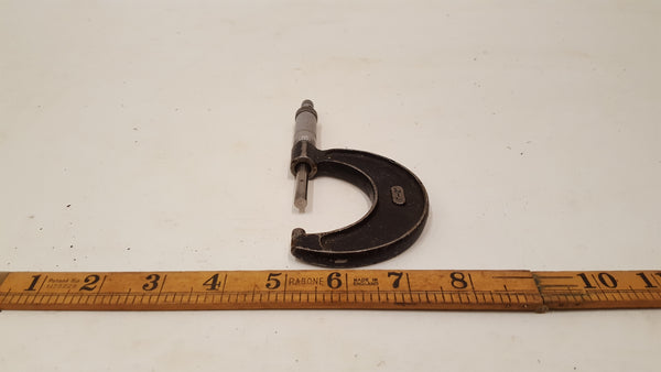 Nice 1" - 2" Vintage Moore & Wright No 966 / 2 Micrometer 37670