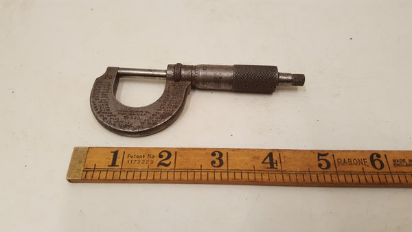 Vintage LS Starrett No 250 Micrometer in Case 37907