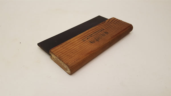 7" Vintage Wood & Rubber Ice Scraper 37940