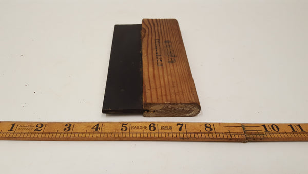 7" Vintage Wood & Rubber Ice Scraper 37940