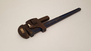 Large Vintage Record No 18 Stilson Pipe Wrench 38071