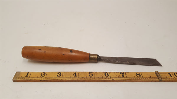 Nice 3/4" Vintage I Sorby Skew Double Bevel Chisel 38134