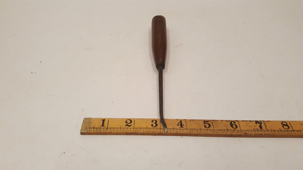Delicate c 1/32" Vintage Herring Bros Spoon Gouge 38125