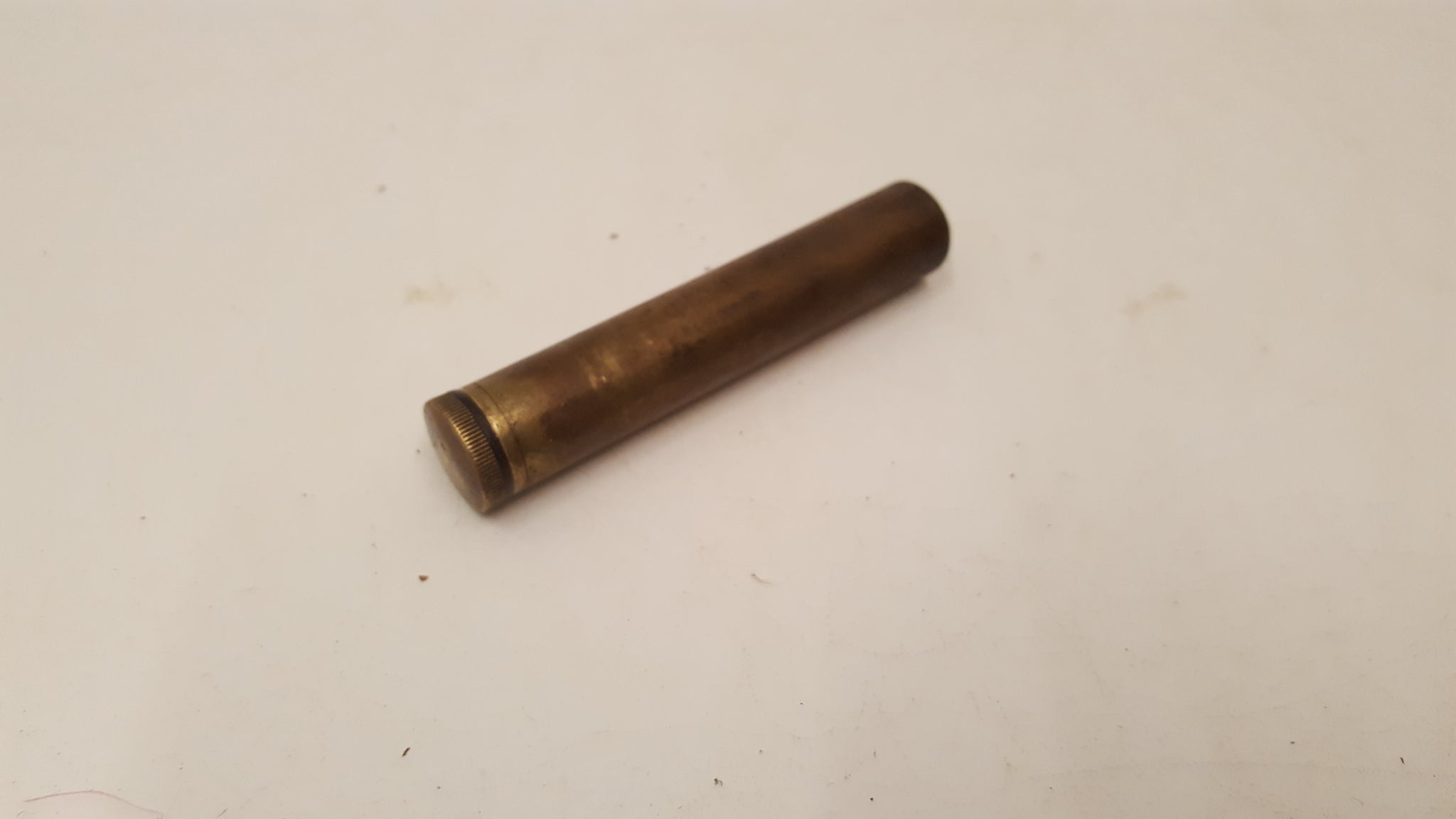 4" Vintage Brass Pocket Greaser 38145