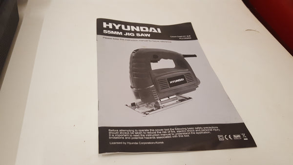 GWO Hyundai 55mm Jig Saw in Case w Manual 38247
