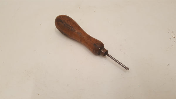 Small 5" Vintage Screwdriver / Turnscrew w 1/8" Edge 38223