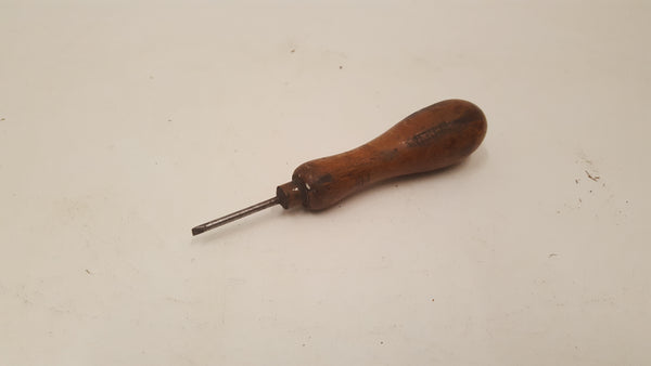 Small 5" Vintage Screwdriver / Turnscrew w 1/8" Edge 38223