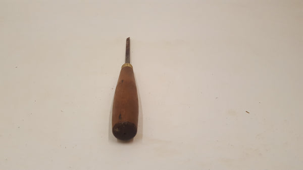 1/4" Vintage Round Nose JB Addis Gouge w #3 Sweep 38272
