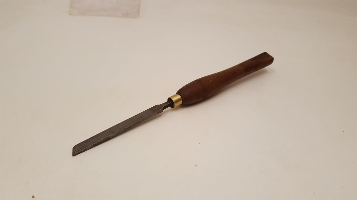 c 1/2" Vintage Moulson Brothers Skew Double Bevel Woodturning Chisel 3 ...