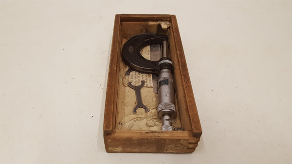 Vintage Moore & Wright No 965 Micrometer in Box 38366