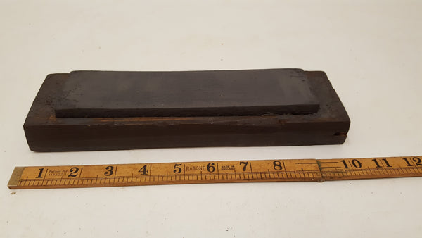 8" x 2" Vintage Sharpening Stone in Wooden Box 36761