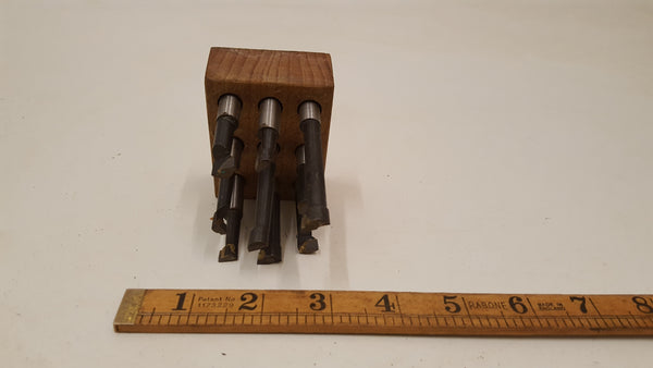 Set of 9 Hole Boring Drill Bits 38449