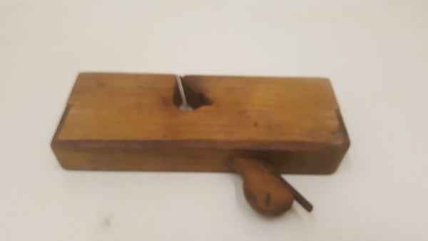 9 1/2" x 1 1/2" Vintage W Thorn Wooden Rebate Moulding Plane 38494